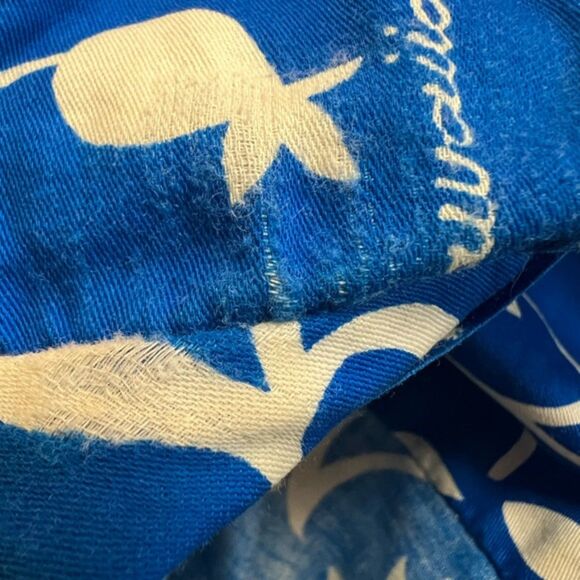 Fely’s Hawaii Hawaiian Shirt – Blue with White Floral Print - Picture 4 of 5